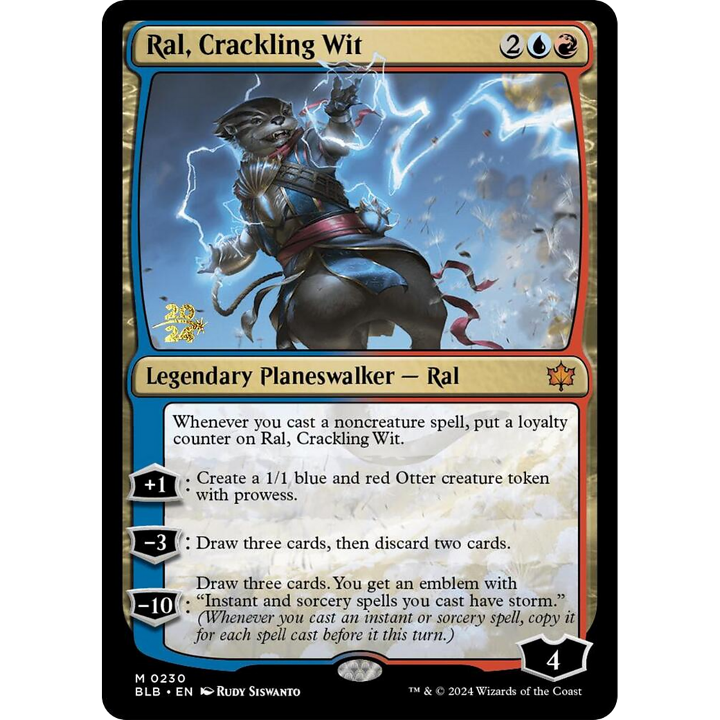 Ral, Crackling Wit (PRE-230S) - Bloomburrow Promos Foil