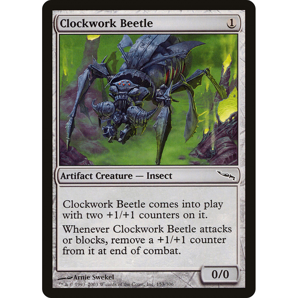 Clockwork Beetle (MRD-153) - Mirrodin Foil