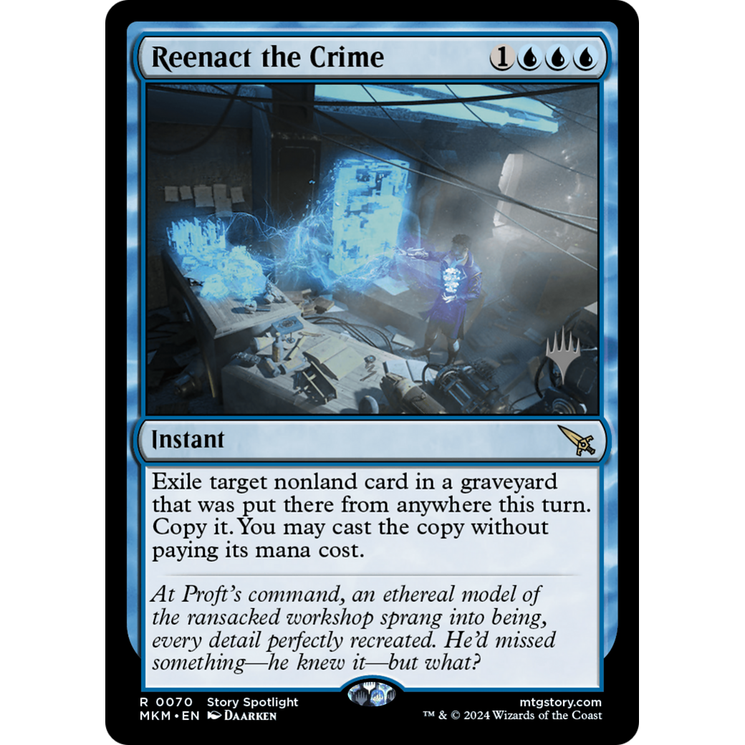 Reenact the Crime (PPMKM-70P) - Murders at Karlov Manor Promos Foil