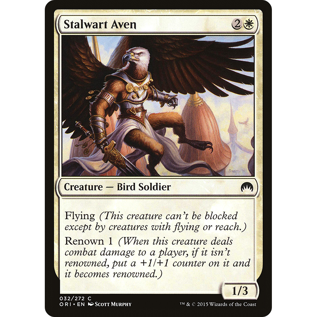 Stalwart Aven (ORI-032) - Magic Origins Foil