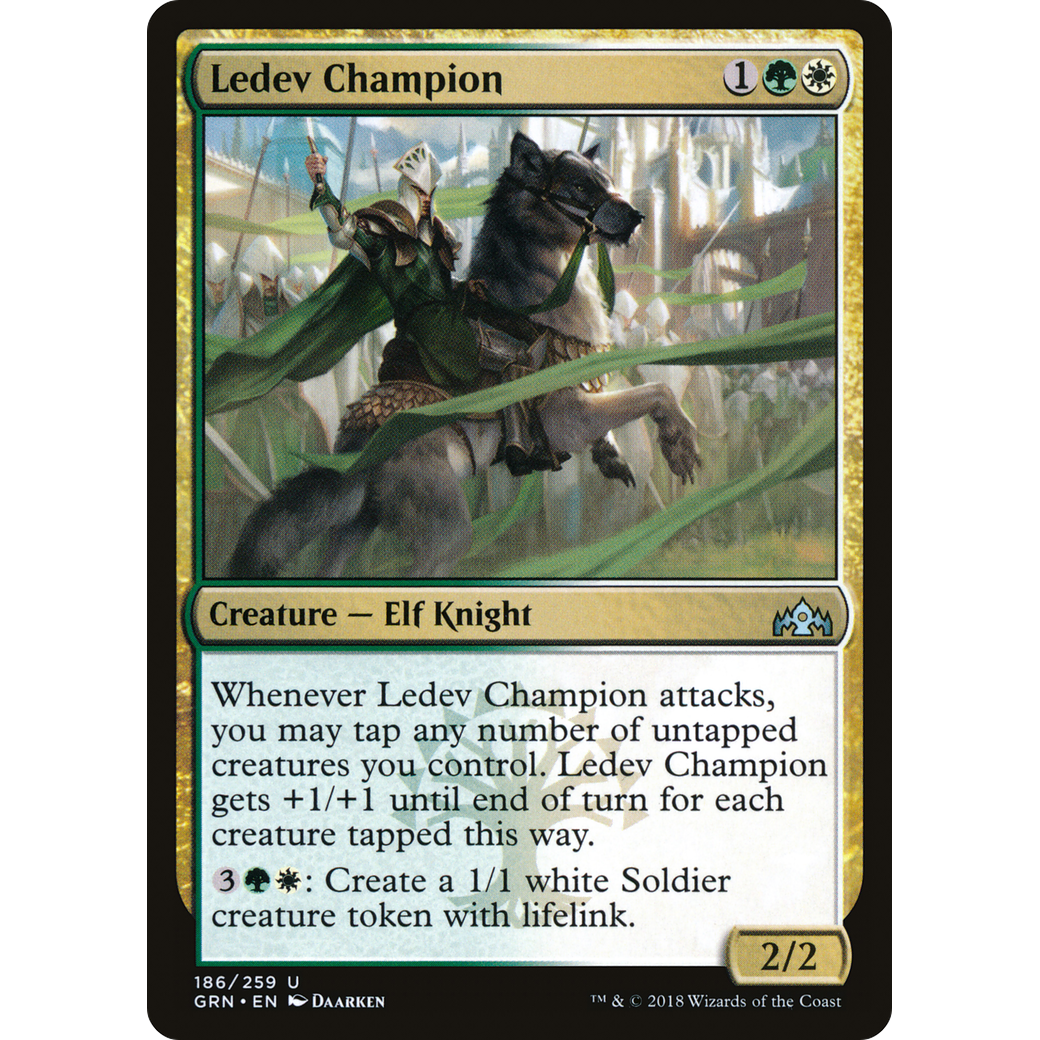 Ledev Champion (GRN-186) - Guilds of Ravnica Foil