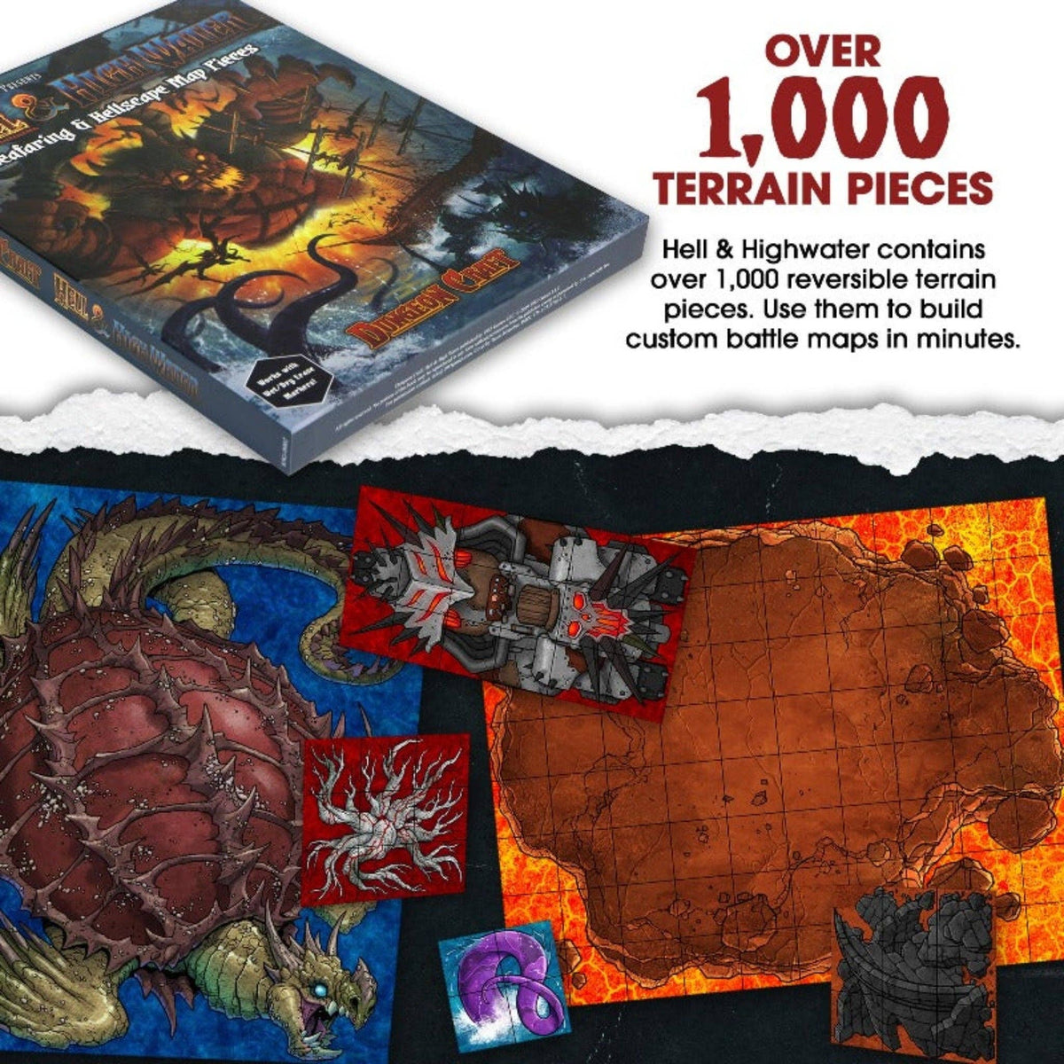 Dungeon Craft: Hell & High Water - 2D RPG Terrain