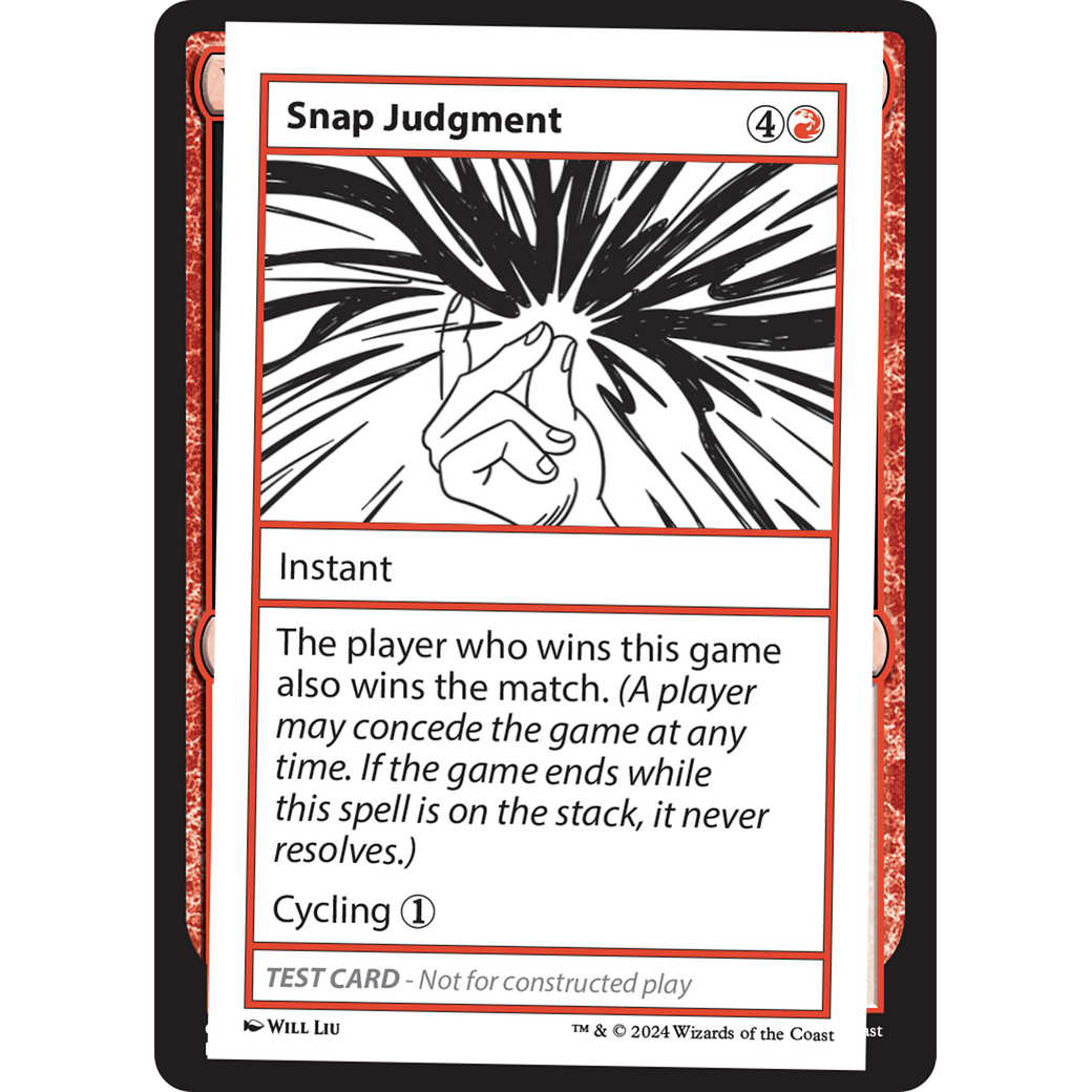 Snap Judgment (MB2PC-) - Mystery Booster 2