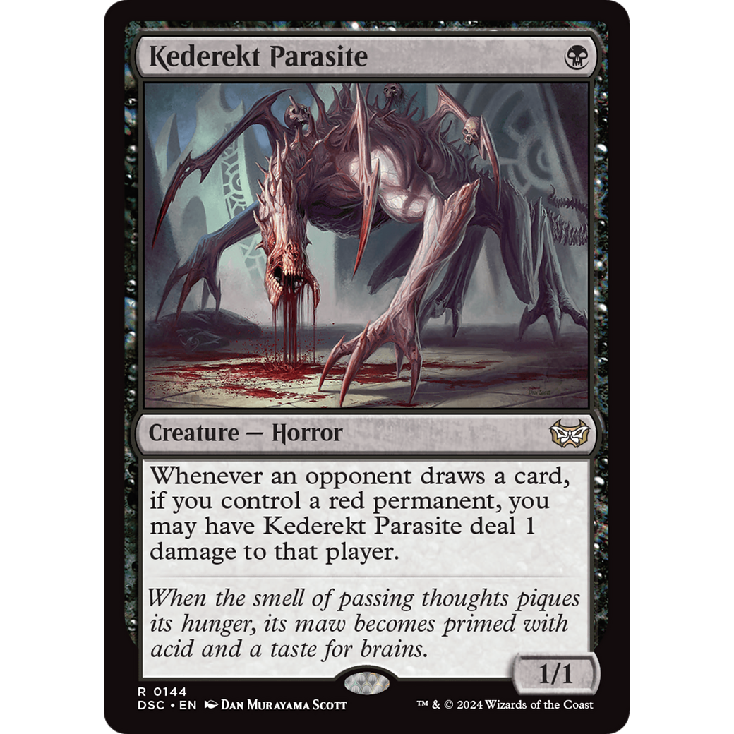Kederekt Parasite (DSC-144) - Duskmourn: House of Horror Commander