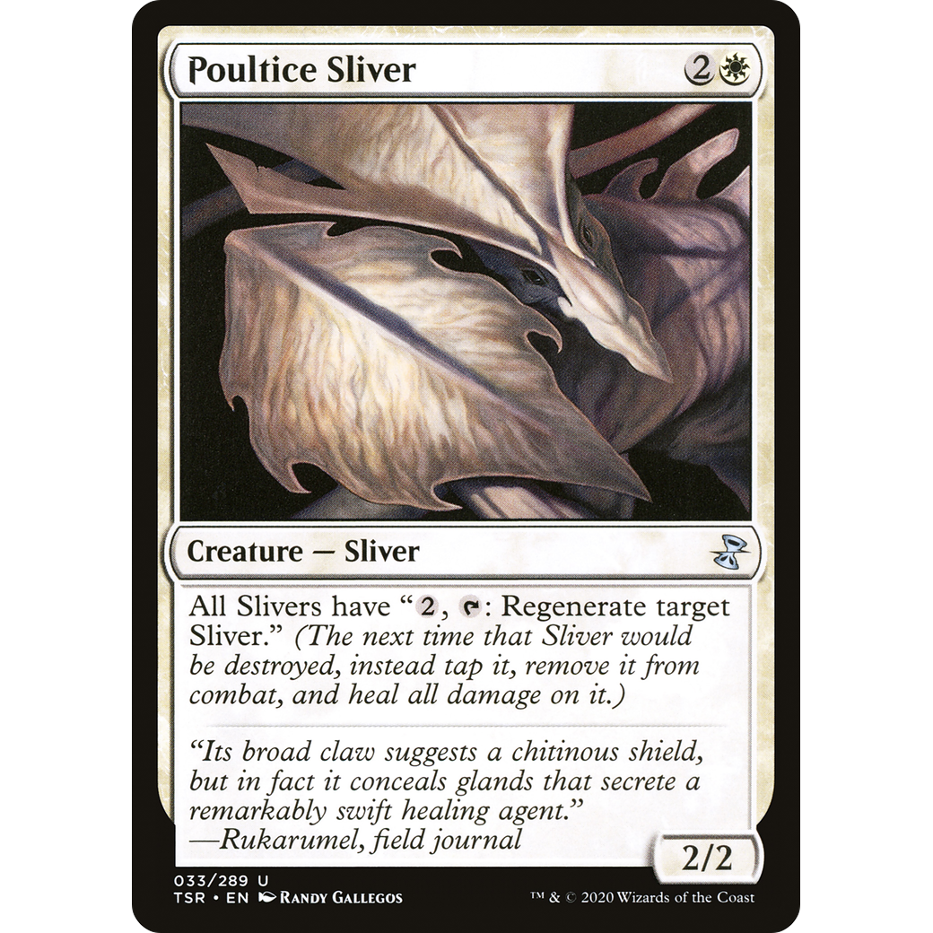 Poultice Sliver (TSR-033) - Time Spiral Remastered Foil