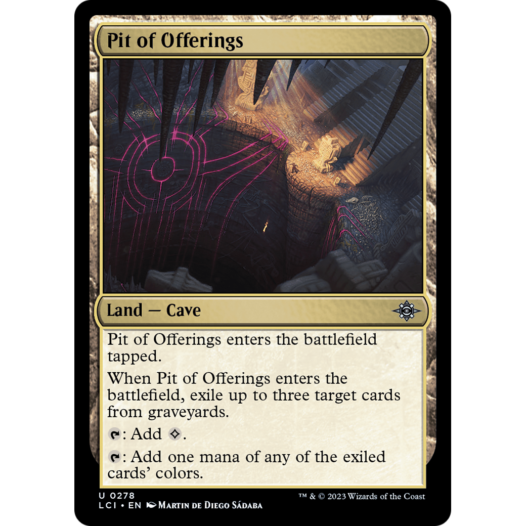 Pit of Offerings (LCI-278) - The Lost Caverns of Ixalan Foil
