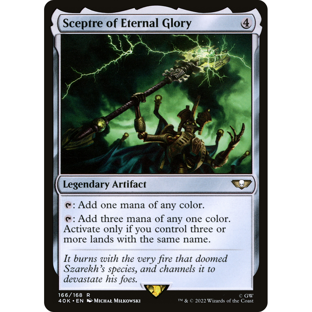 Sceptre of Eternal Glory (40K-166) - Warhammer 40,000 Commander