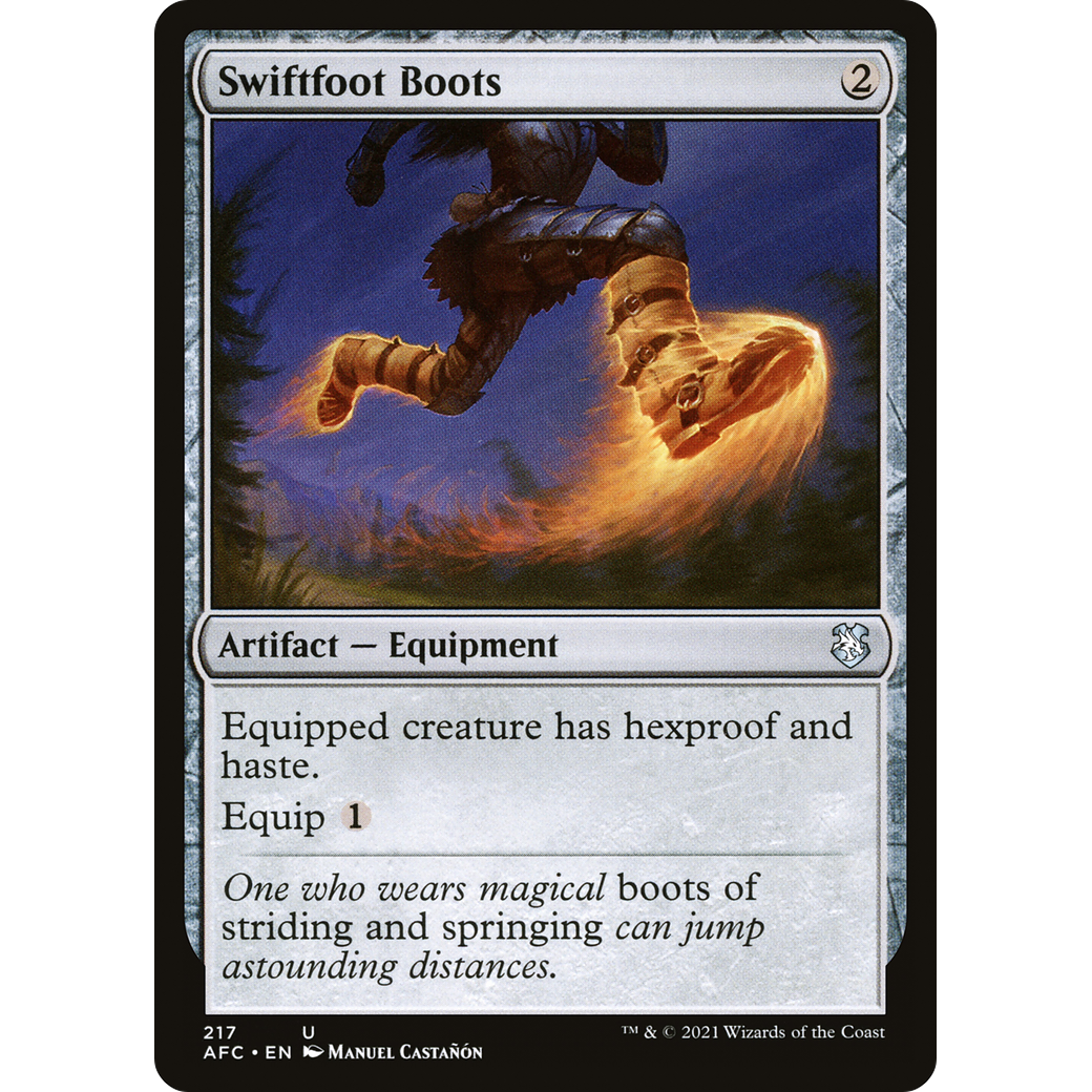 Swiftfoot Boots (AFC-217) - Forgotten Realms Commander