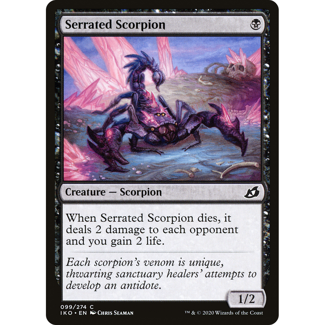 Serrated Scorpion (IKO-099) - Ikoria: Lair of Behemoths