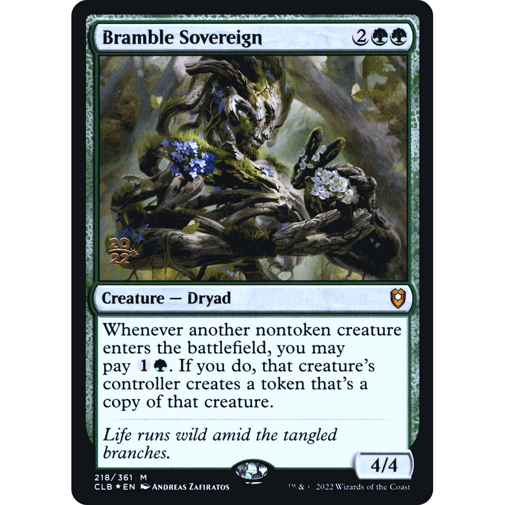 Bramble Sovereign (PRE-218S) - Battle for Baldur's Gate Promos Foil