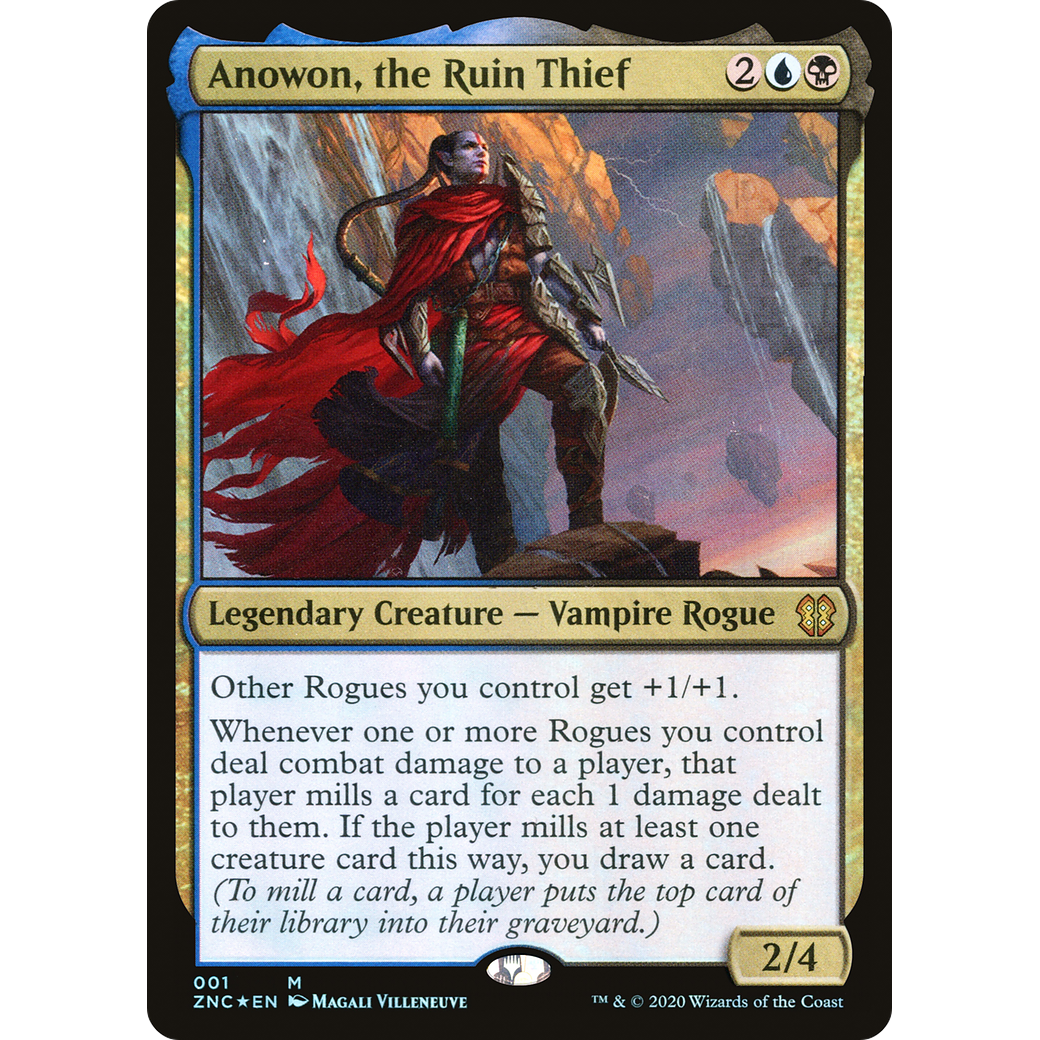 Anowon, the Ruin Thief (ZNC-001) - Zendikar Rising Commander Foil