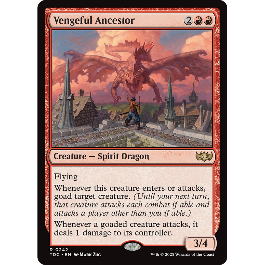 Vengeful Ancestor (TDC-242) - Commander: Tarkir: Dragonstorm
