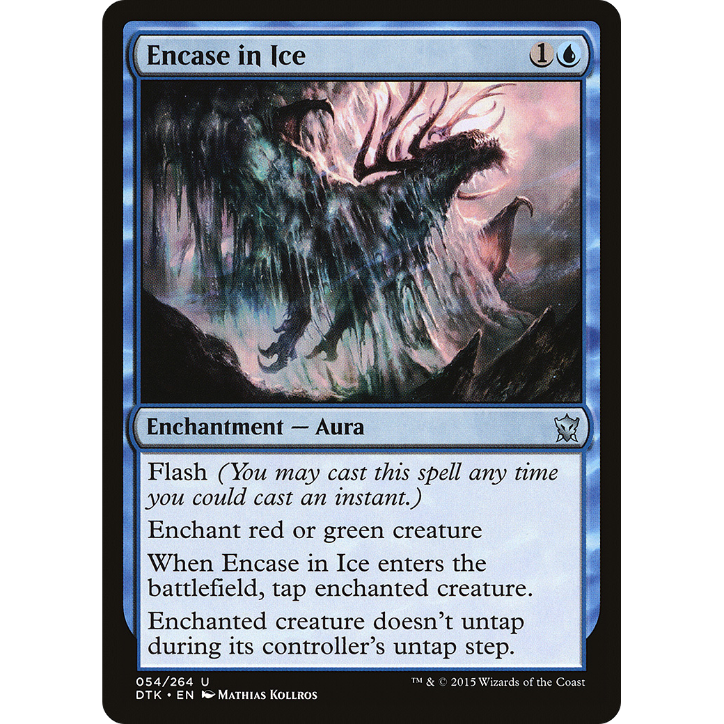Encase in Ice (DTK-054) - Dragons of Tarkir Foil