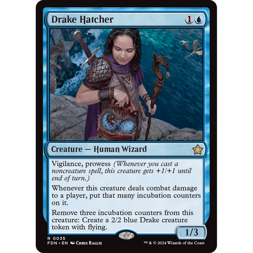 Drake Hatcher (FDN-035) - Foundations Foil