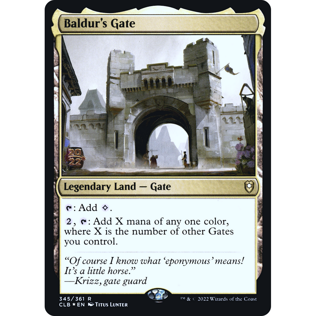 Baldur's Gate (PRE-345S) - Battle for Baldur's Gate Promos Foil
