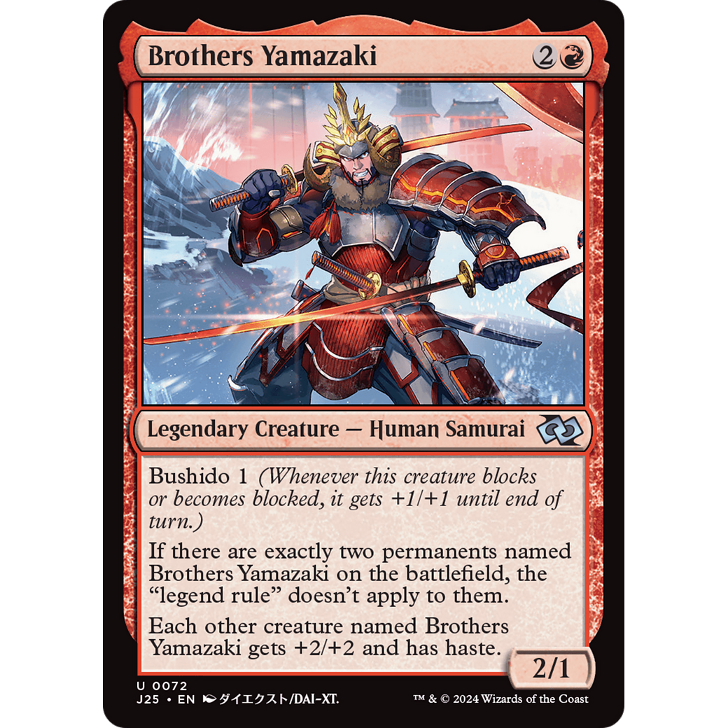 Brothers Yamazaki (J25-072) - Foundations Jumpstart