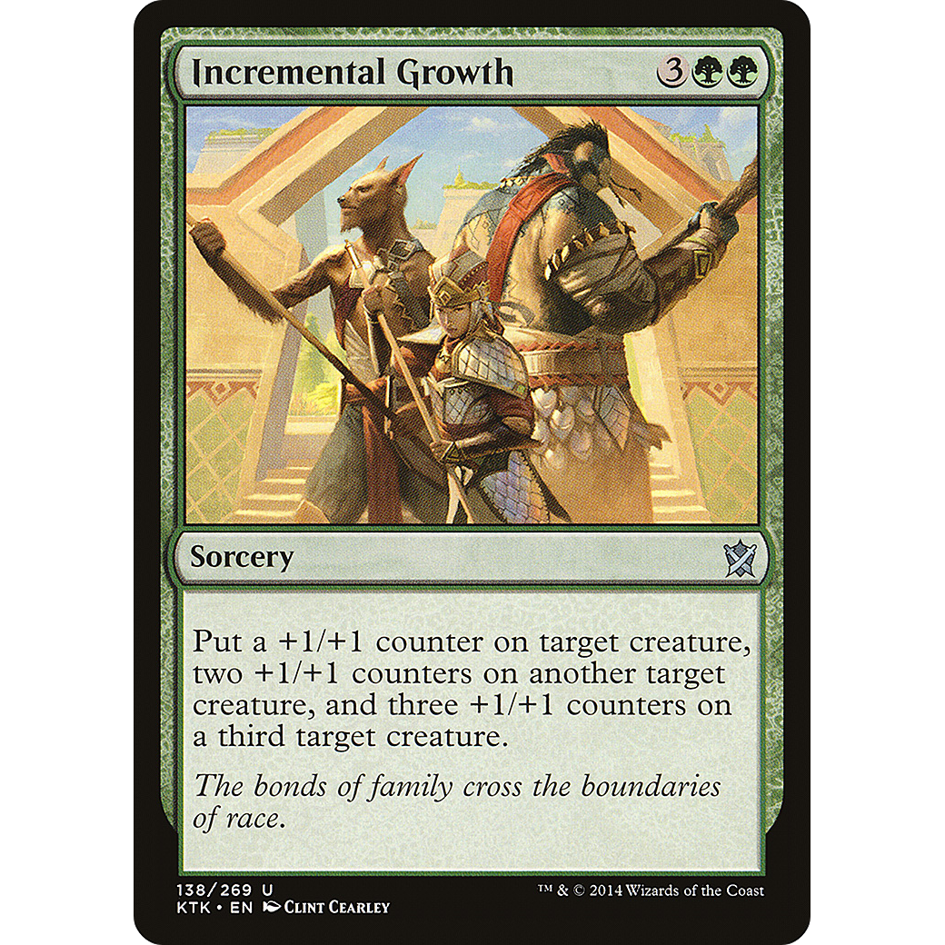 Incremental Growth (KTK-138) - Khans of Tarkir Foil