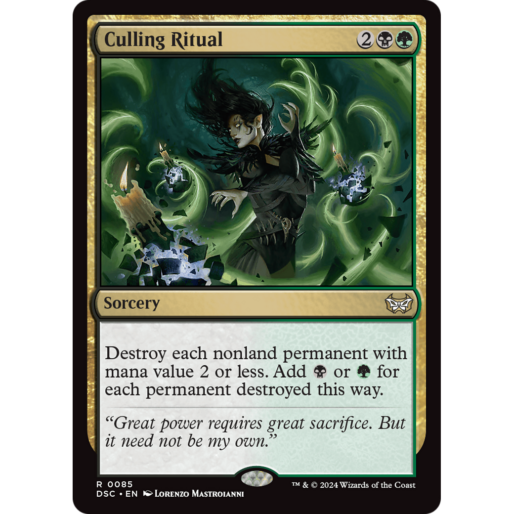Culling Ritual (DSC-085) - Duskmourn: House of Horror Commander