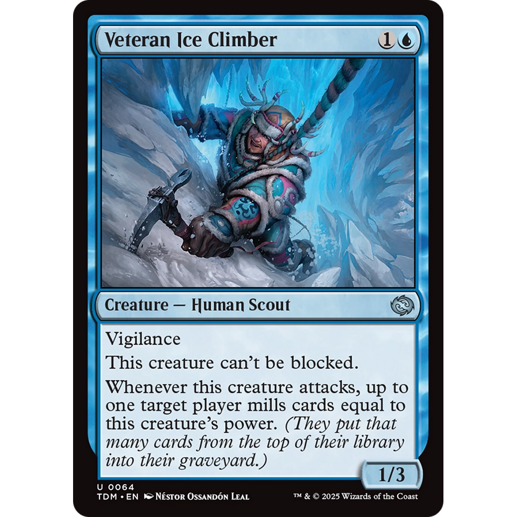 Veteran Ice Climber (TDM-064) - Tarkir: Dragonstorm Foil