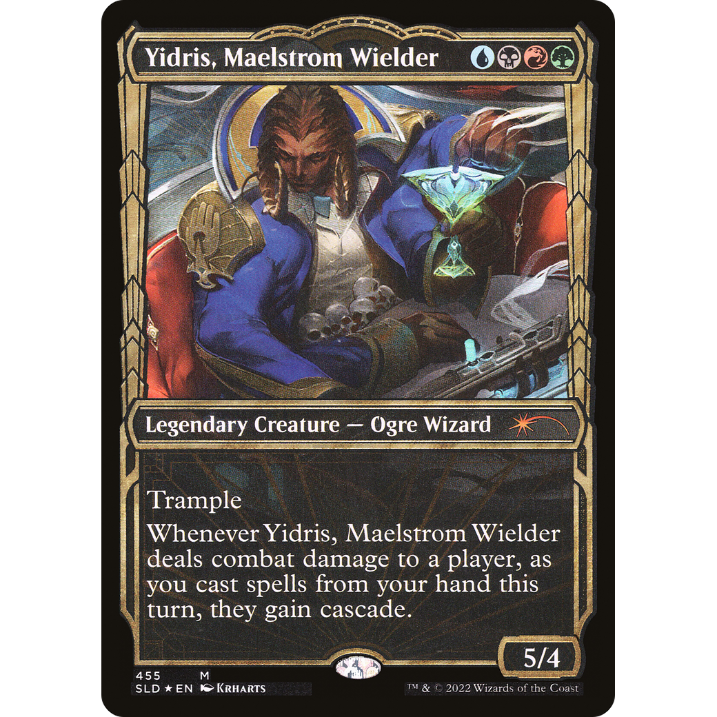 Yidris, Maelstrom Wielder (Gilded Foil) (SLD-455) - Secret Lair Drop: (Showcase) Foil