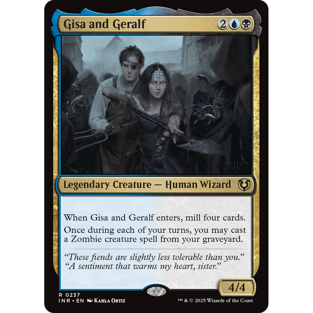 Gisa and Geralf (INR-237) - Innistrad Remastered Foil