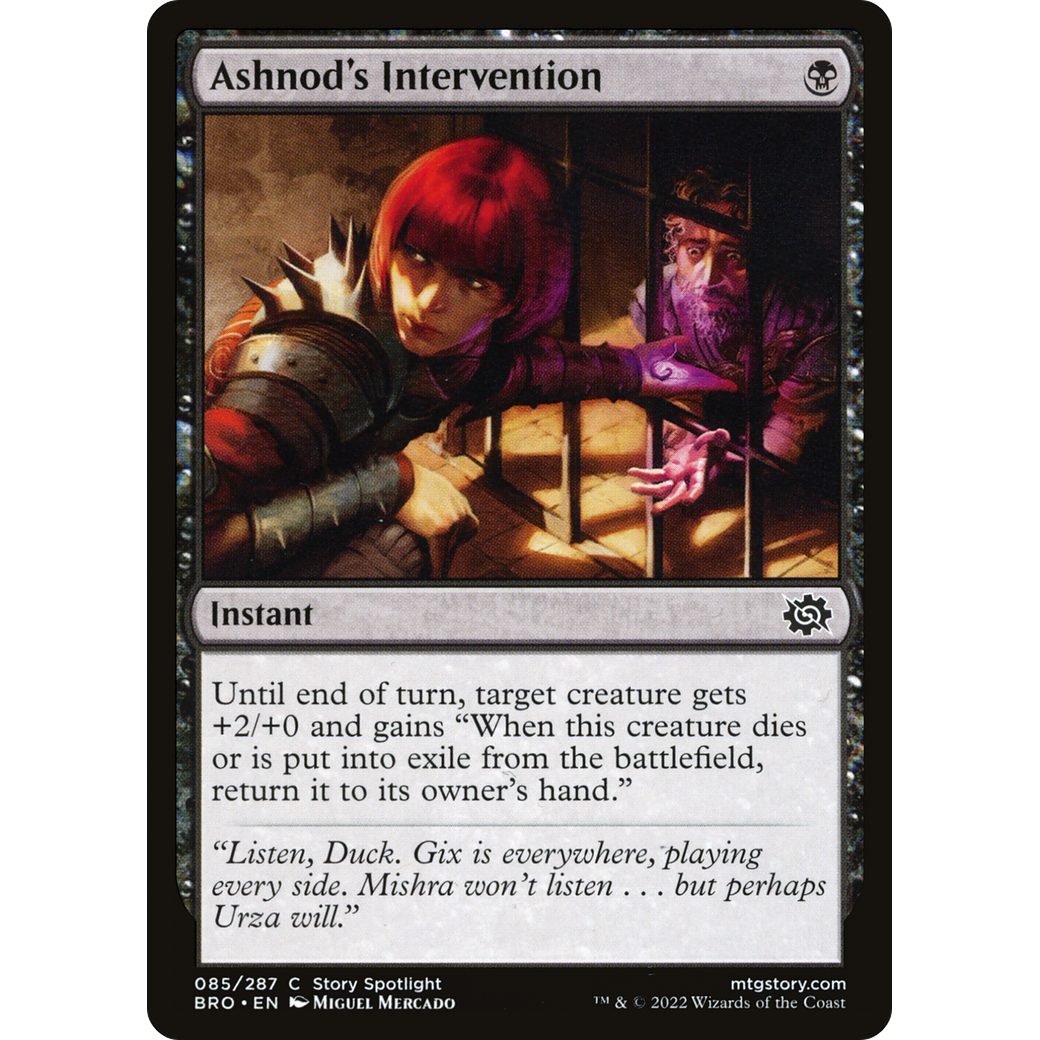 Ashnod's Intervention (BRO-085) - The Brothers' War