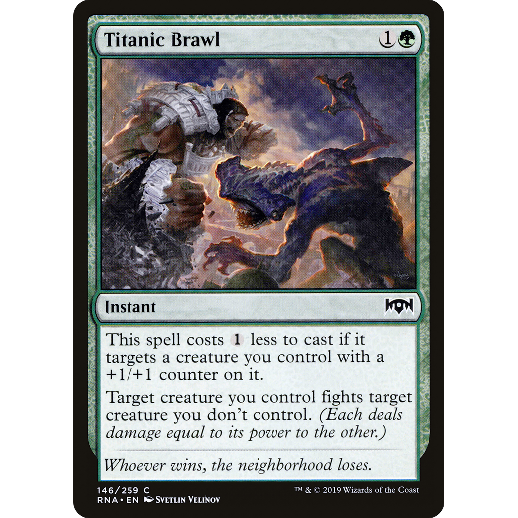 Titanic Brawl (RNA-146) - Ravnica Allegiance