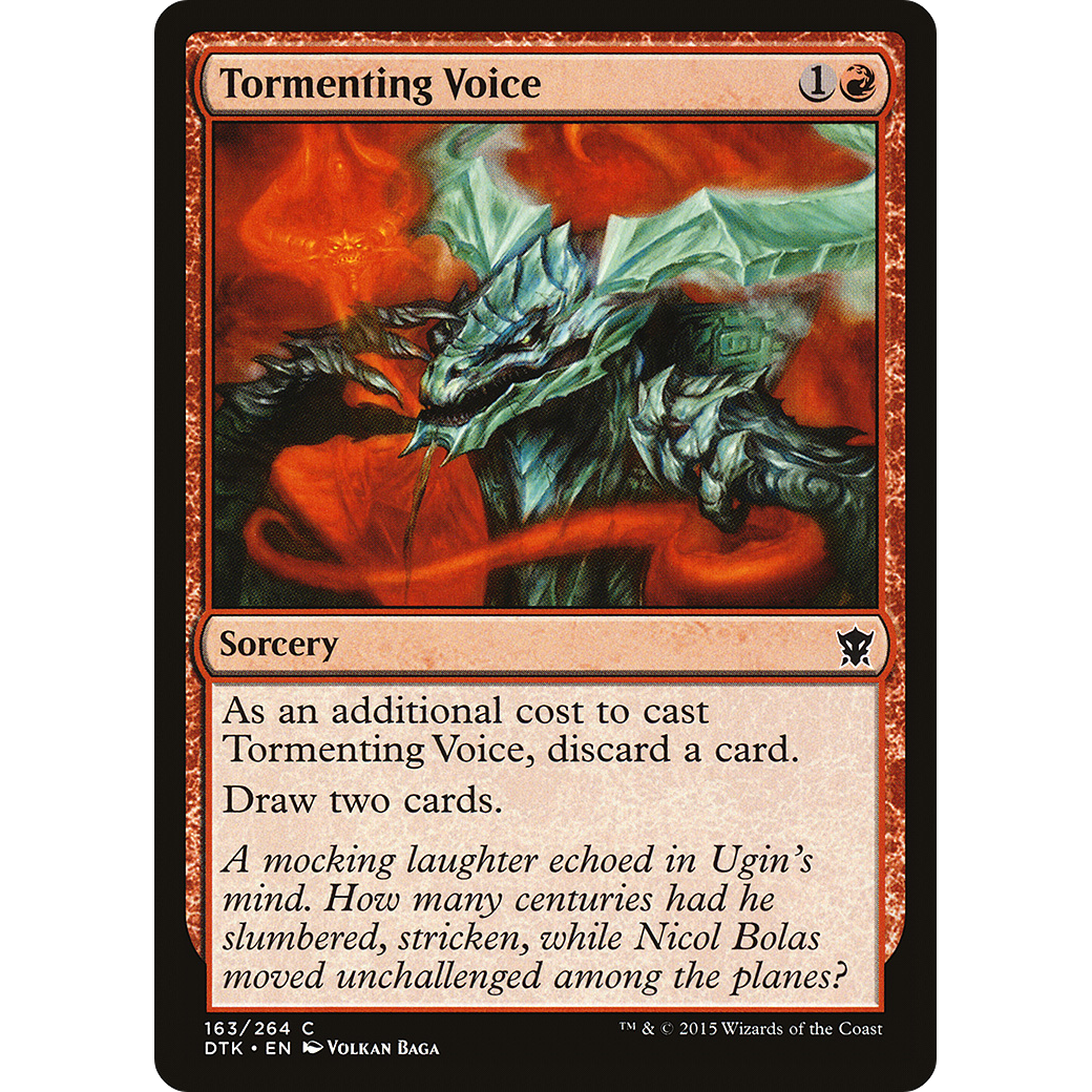 Tormenting Voice (DTK-163) - Dragons of Tarkir