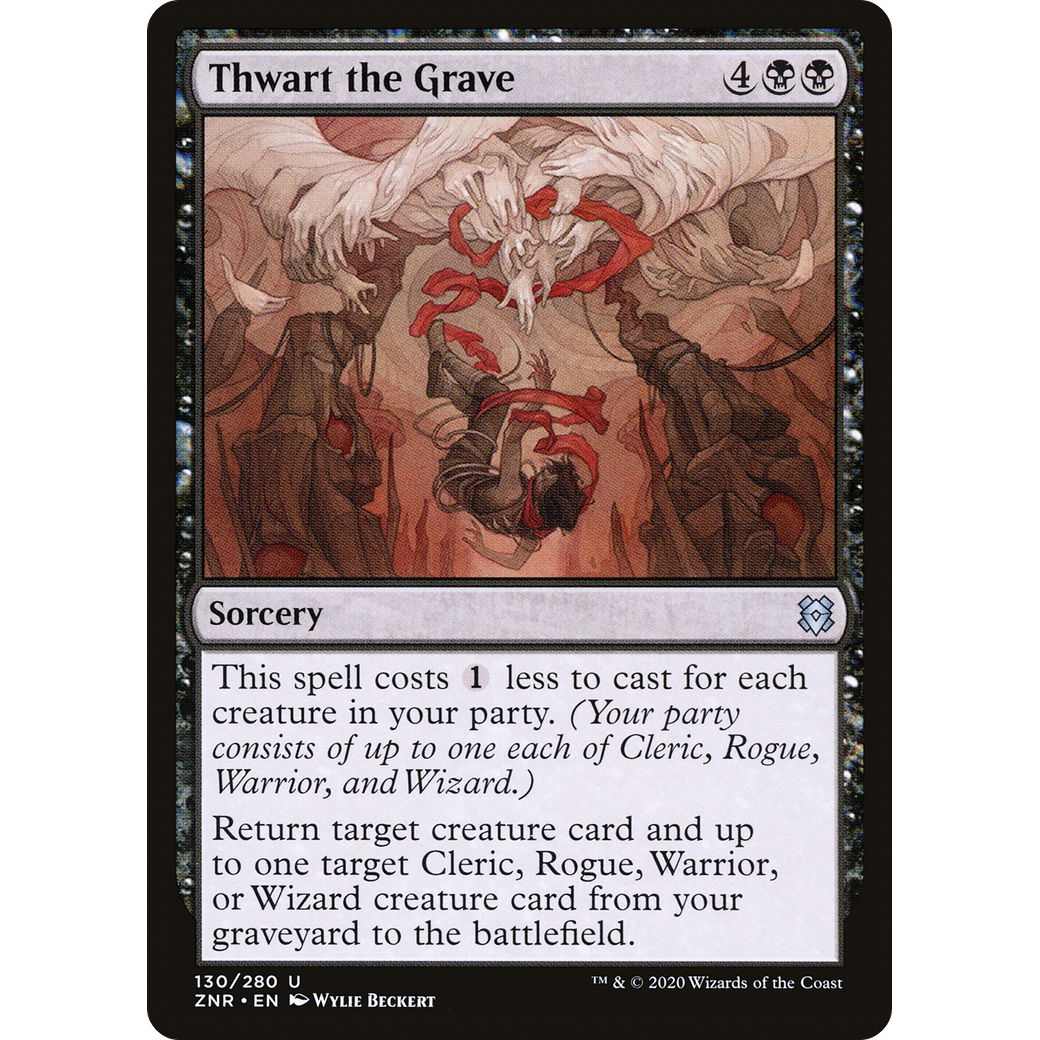 Thwart the Grave (ZNR-130) - Zendikar Rising