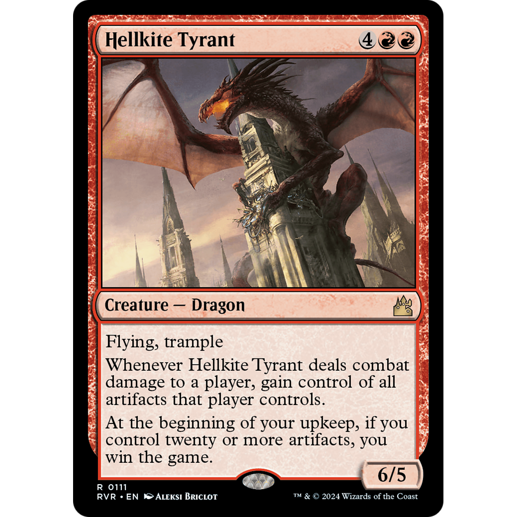 Hellkite Tyrant (RVR-111) - Ravnica Remastered