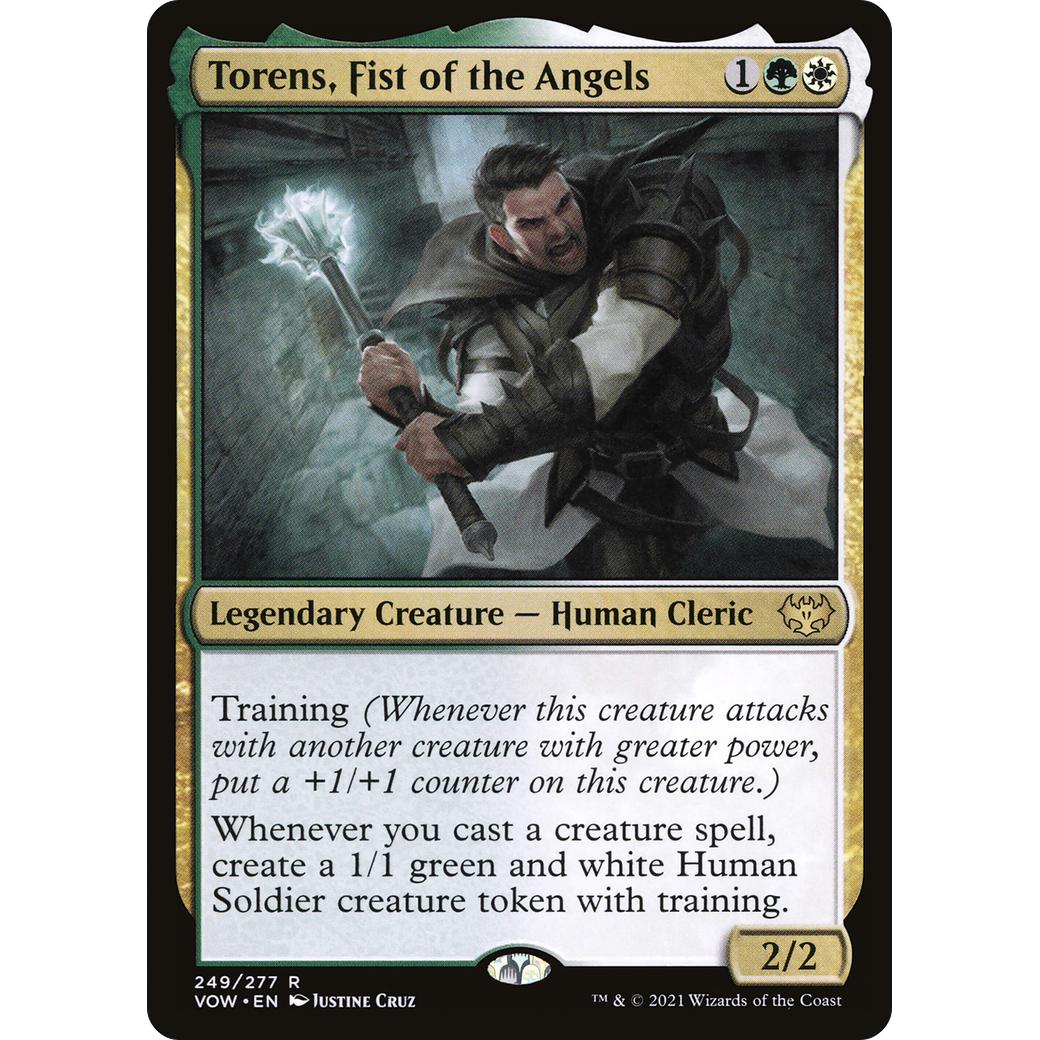 Torens, Fist of the Angels (VOW-249) - Innistrad: Crimson Vow Foil