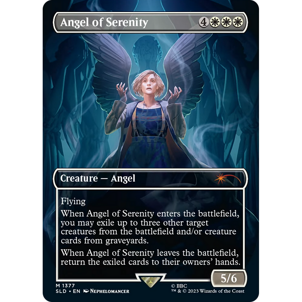 Angel of Serenity (SLD-1377) - Secret Lair Drop (Borderless) Foil