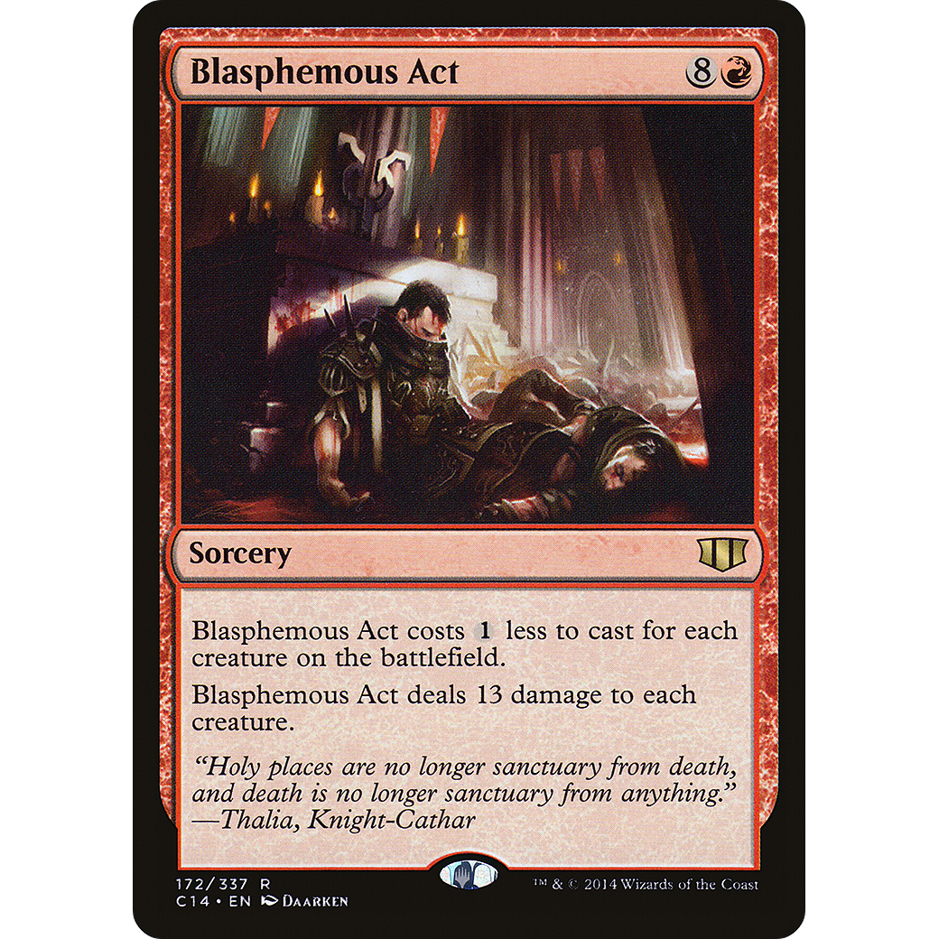 Blasphemous Act (C14-172) - Commander 2014