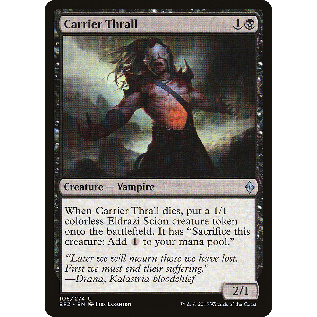 Carrier Thrall (BFZ-106) - Battle for Zendikar