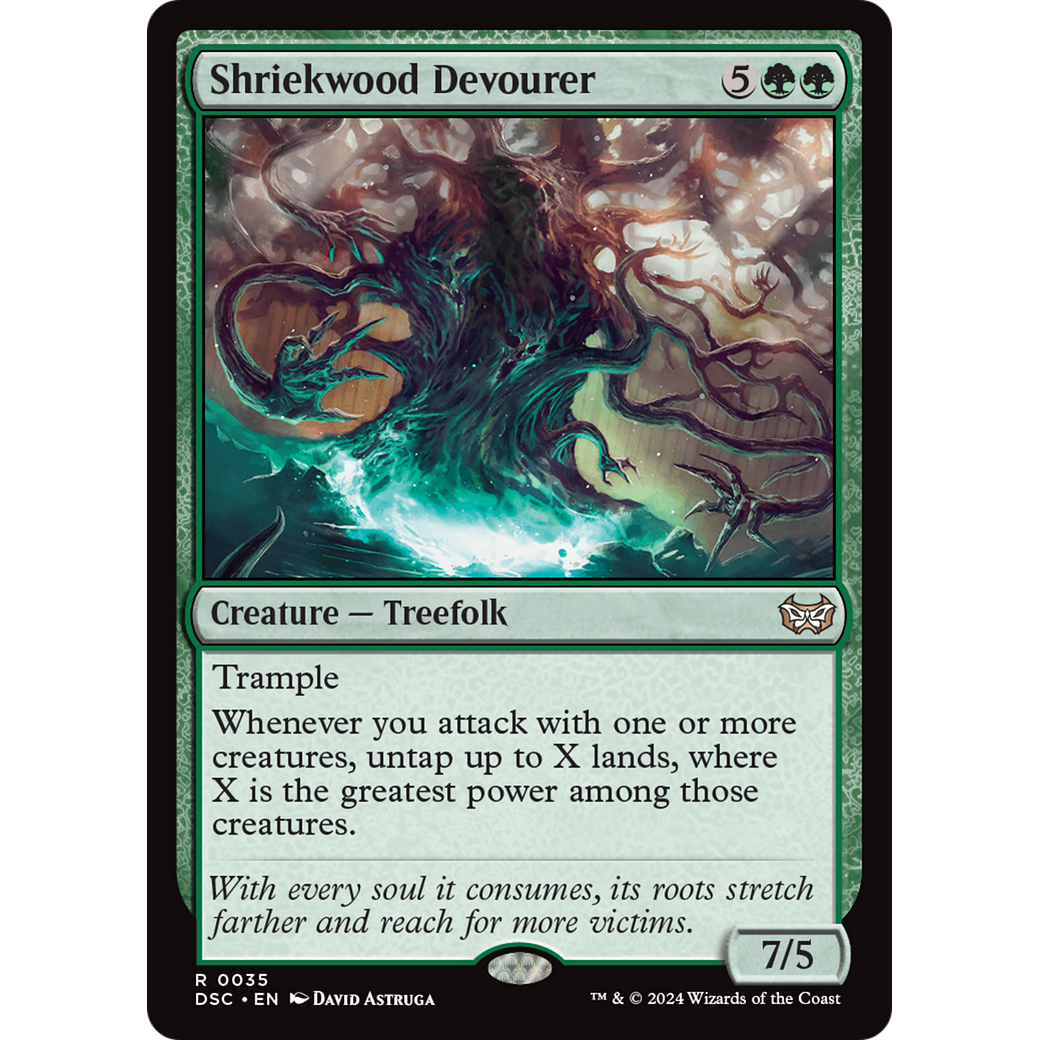 Shriekwood Devourer (DSC-035) - Duskmourn: House of Horror Commander
