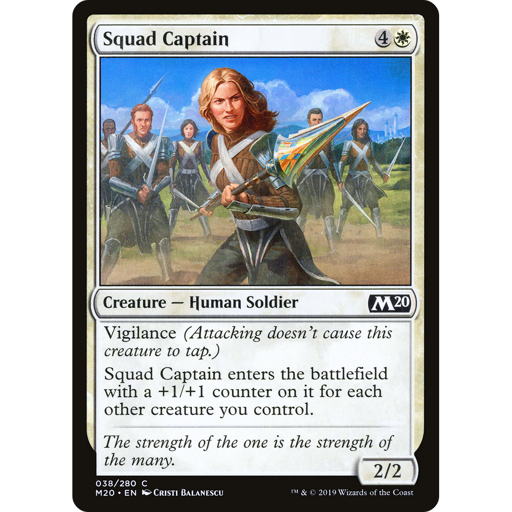 Squad Captain (M20-038) - Core Set 2020