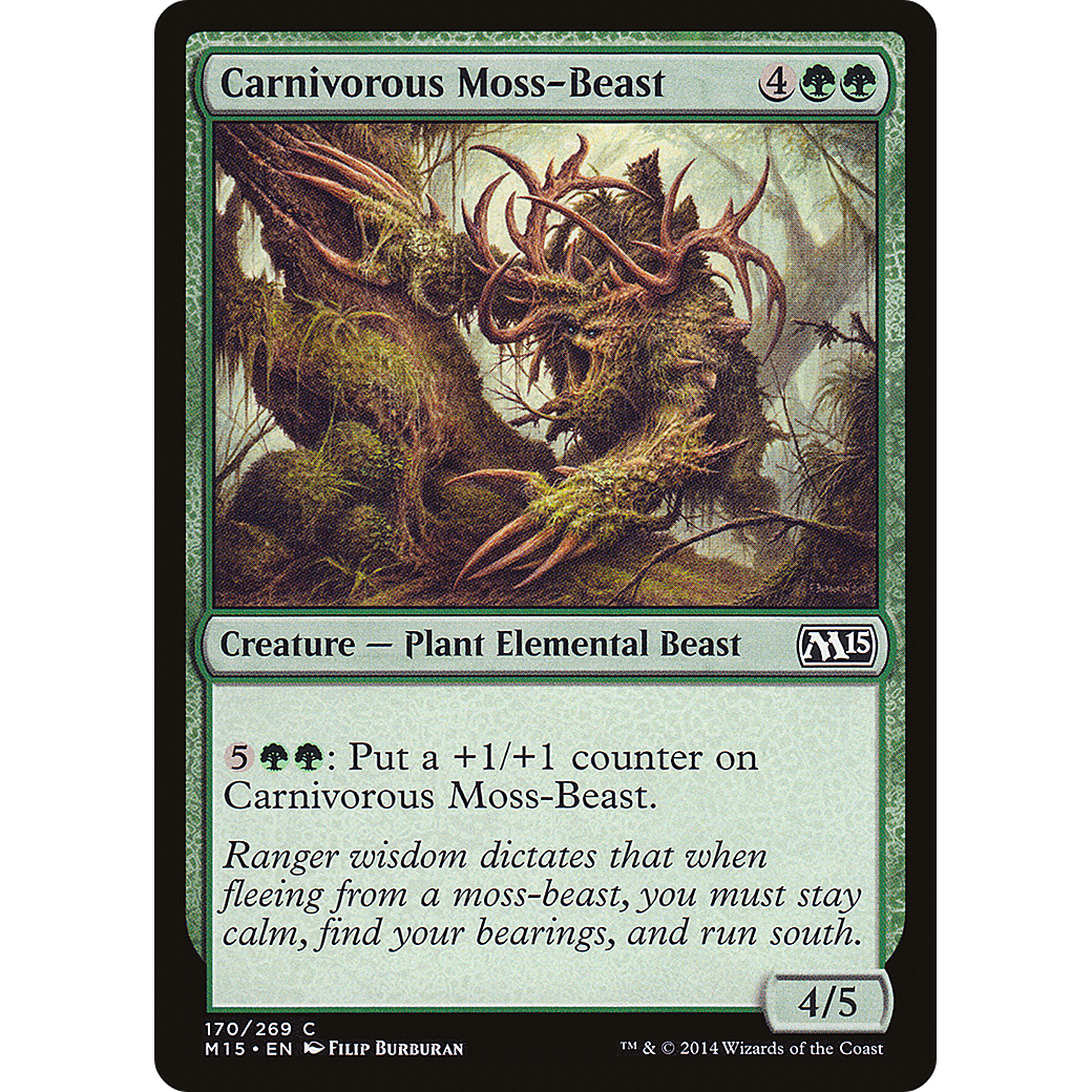Carnivorous Moss-Beast (M15-170) - Magic 2015