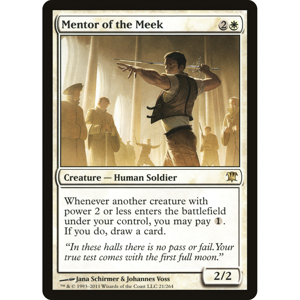 Mentor of the Meek (ISD-021) - Innistrad Foil