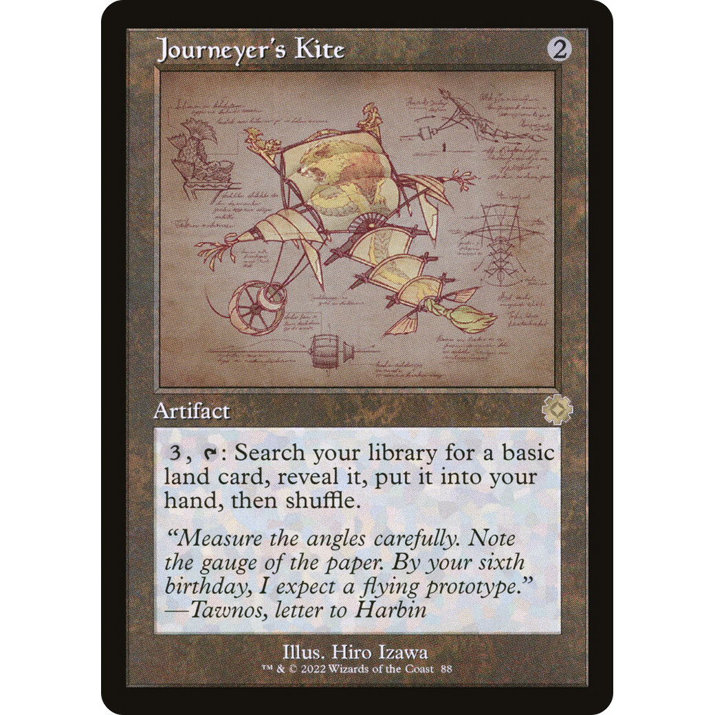 Journeyer's Kite (Schematic) (BRR-088) - The Brothers' War Retro Artifacts