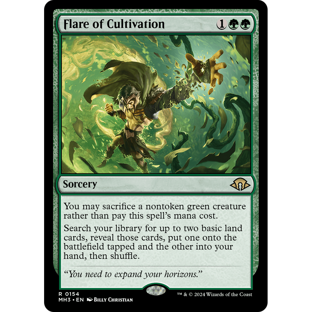 Flare of Cultivation (MH3-154) - Modern Horizons 3 Foil