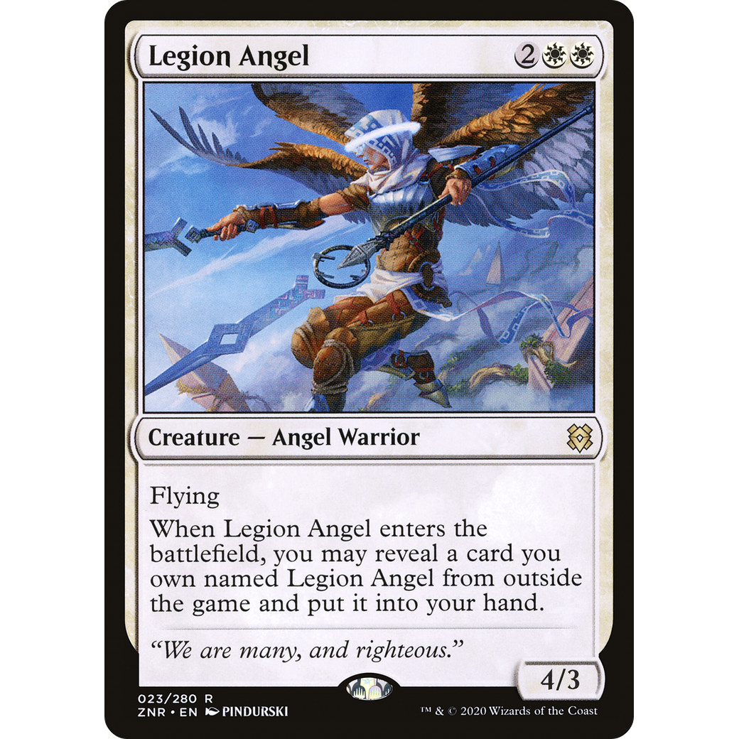 Legion Angel (ZNR-023) - Zendikar Rising