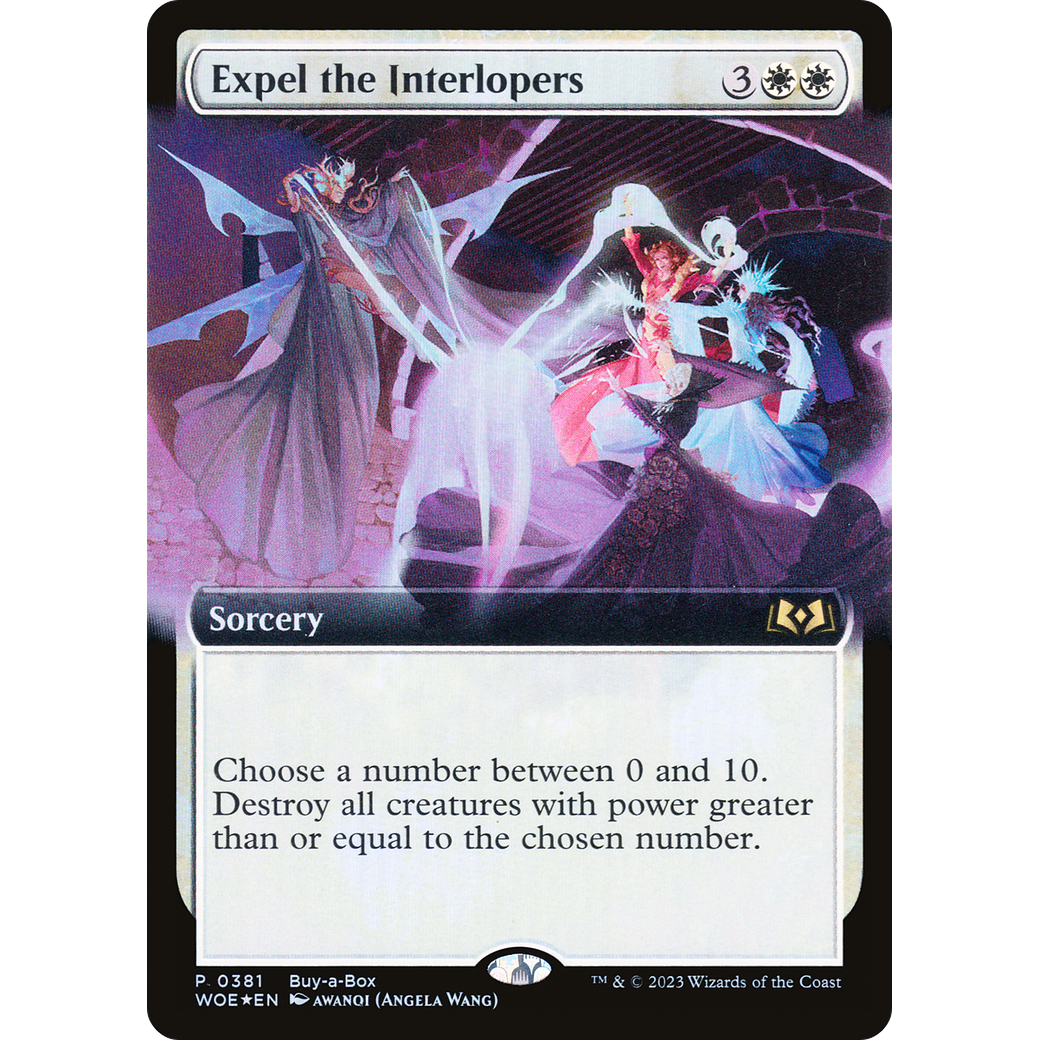 Expel the Interlopers (BABP-381) - Wilds of Eldraine: (Extended Art) Foil