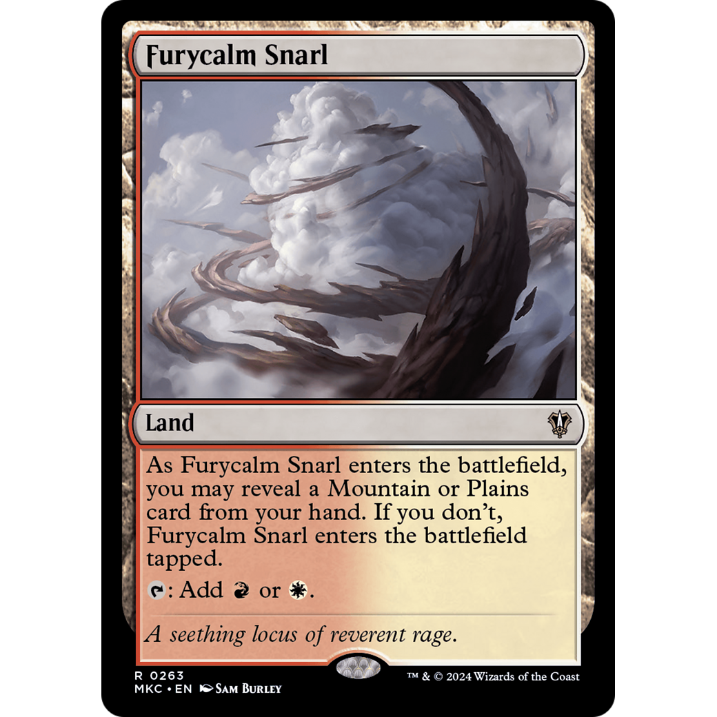 Furycalm Snarl (MKC-263) - Murders at Karlov Manor Commander