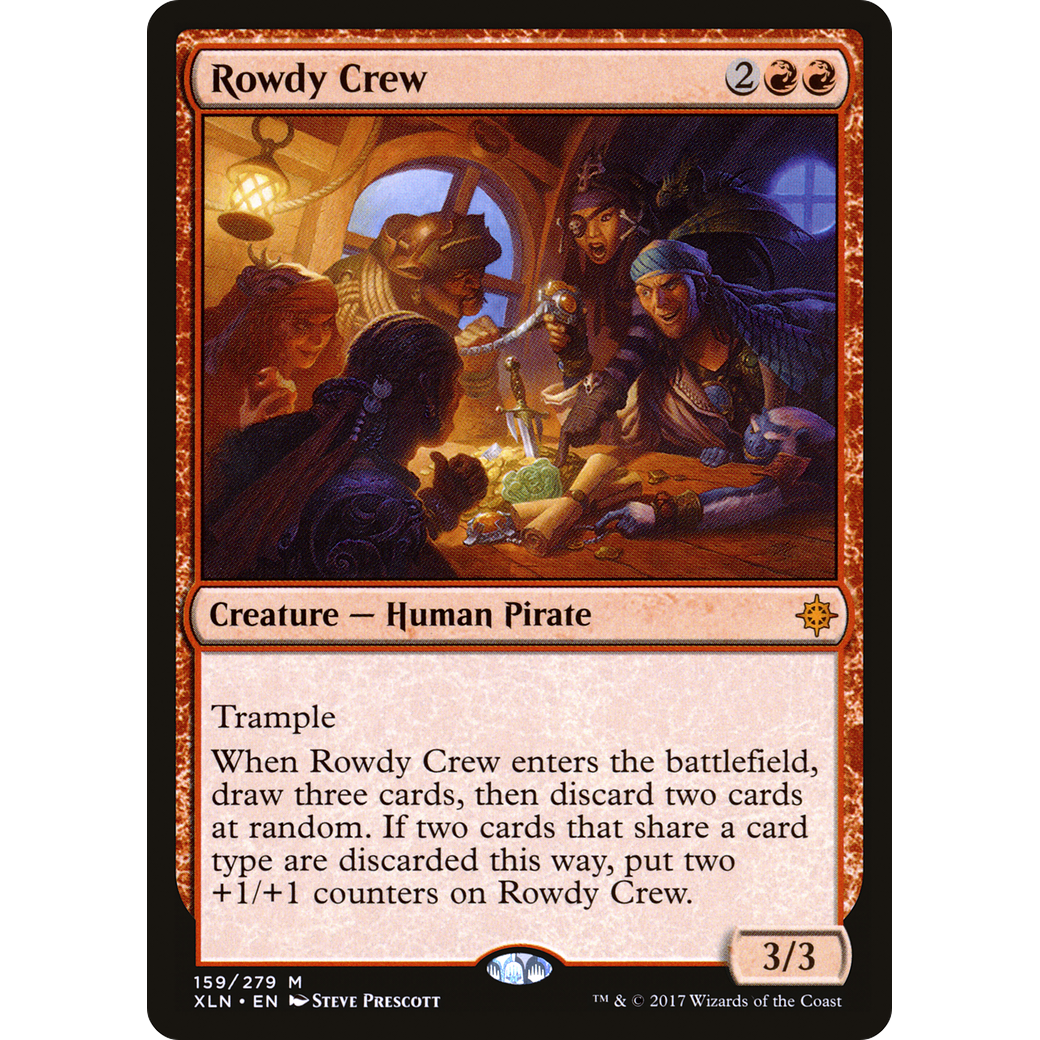 Rowdy Crew (XLN-159) - Ixalan Foil