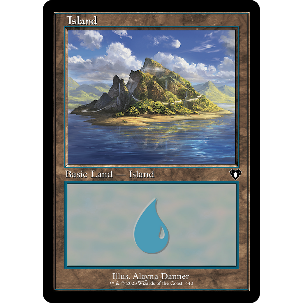 Island (CMM-440) - Commander Masters Foil