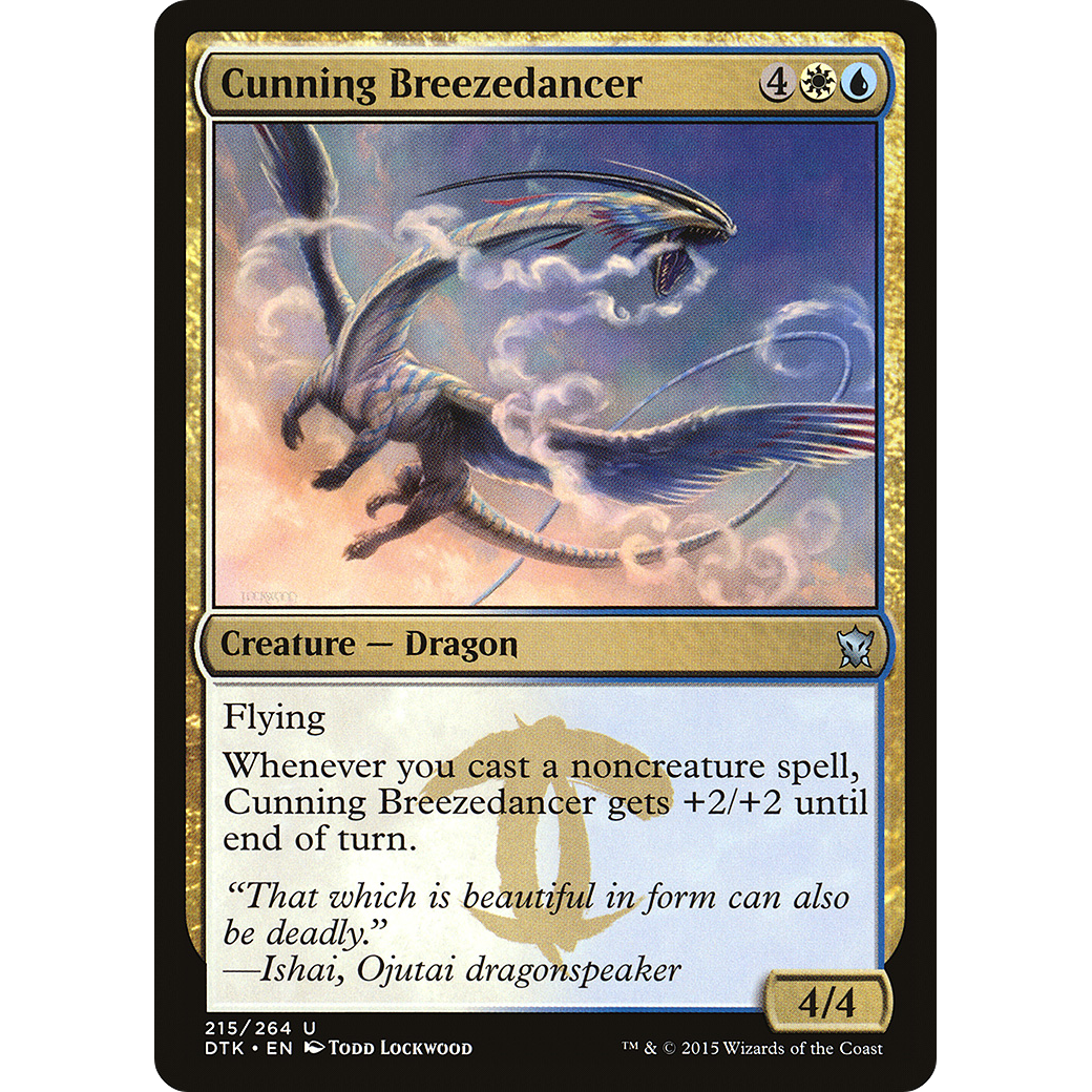 Cunning Breezedancer (DTK-215) - Dragons of Tarkir