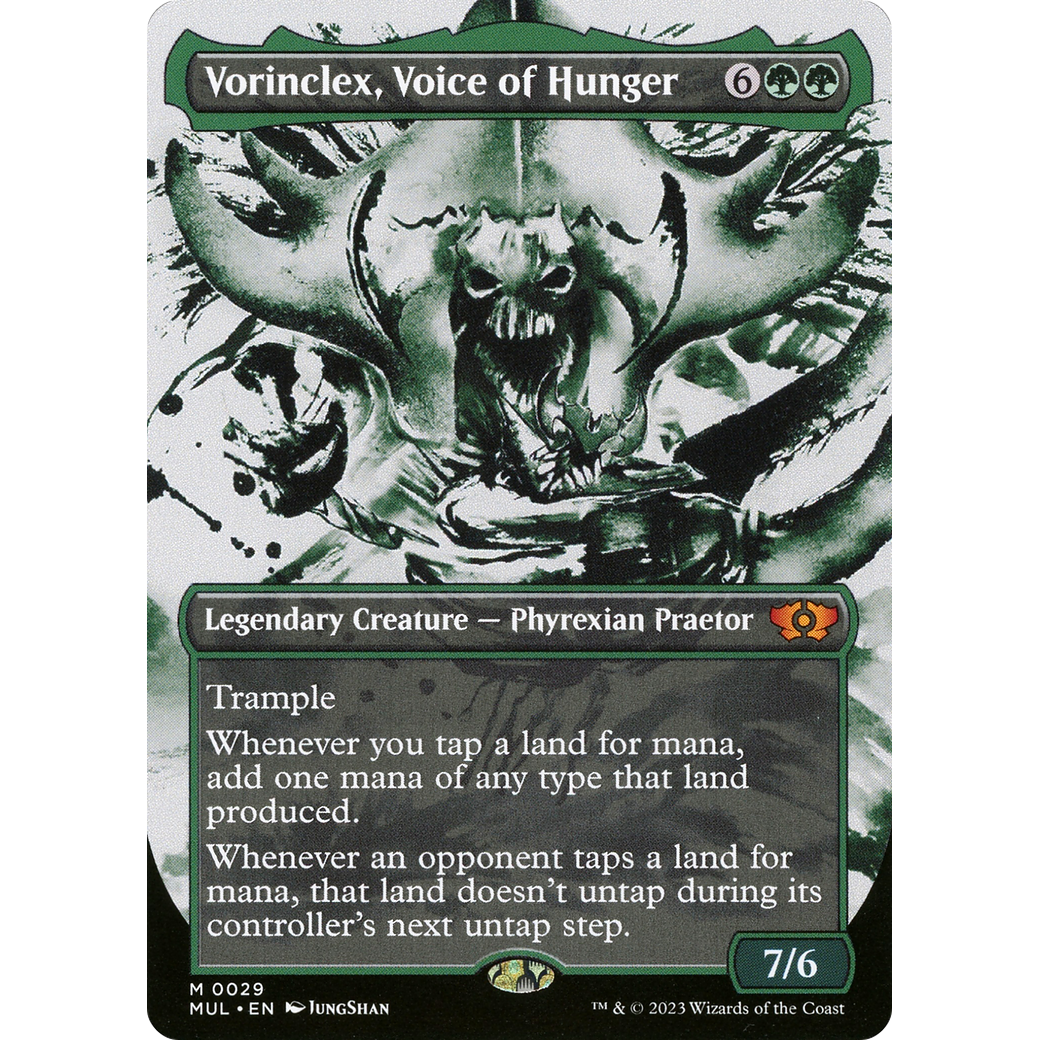 Vorinclex, Voice of Hunger (MUL-029) - Multiverse Legends: (Showcase) (Borderless)