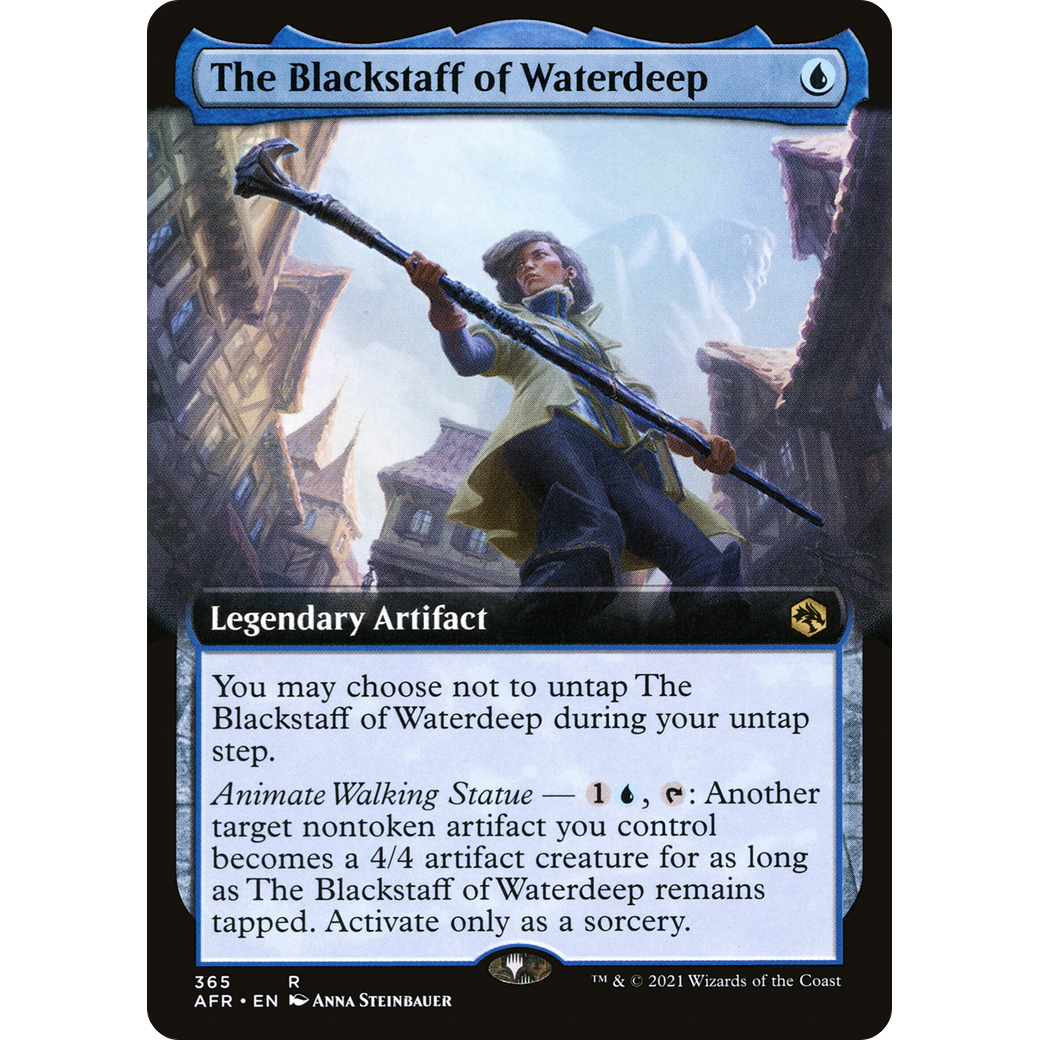 The Blackstaff of Waterdeep (Extended Art) (AFR-365) - Adventures in the Forgotten Realms: (Extended Art) Foil