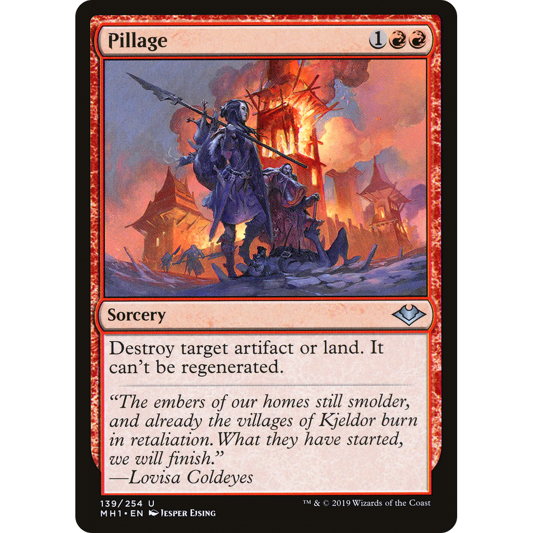 Pillage (MH1-139) - Modern Horizons