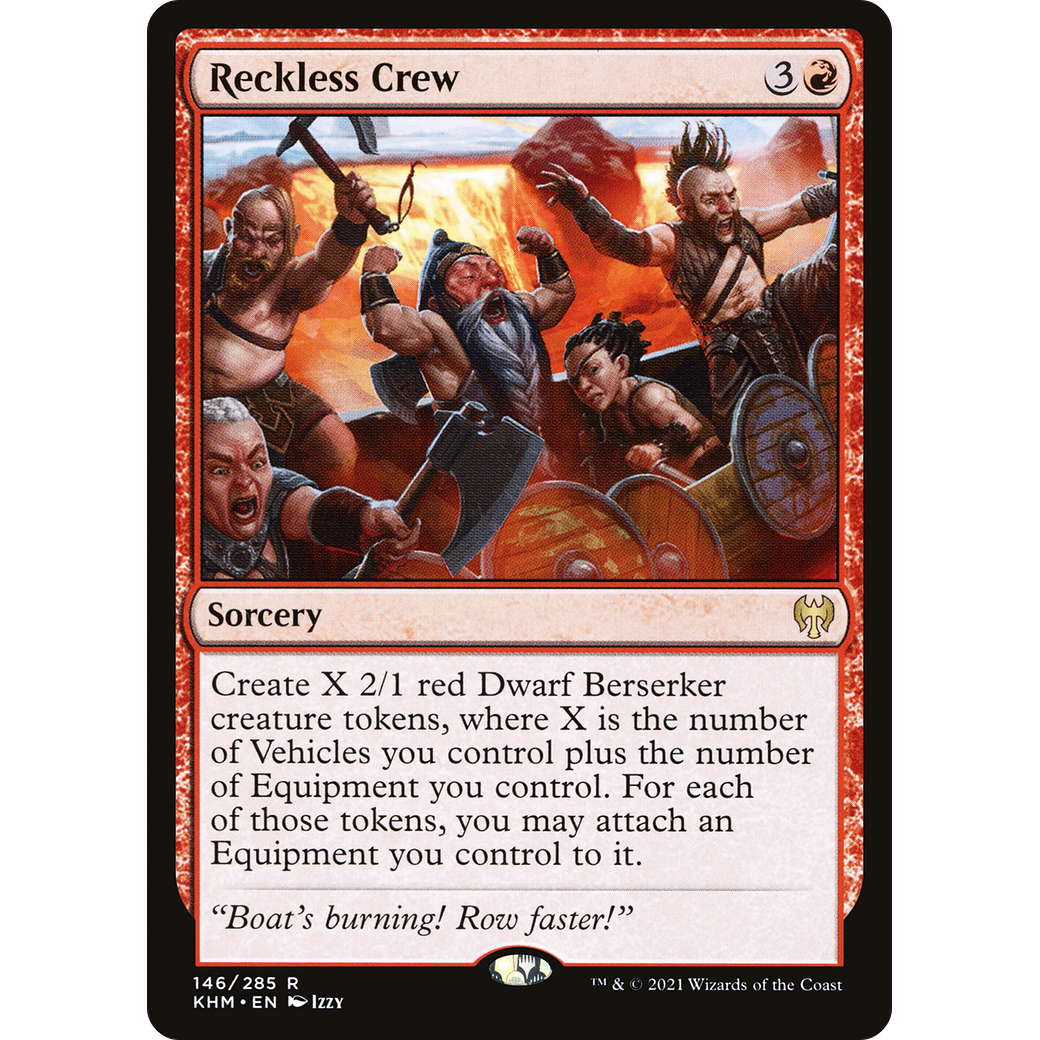 Reckless Crew (KHM-146) - Kaldheim Foil